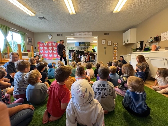 Children learning at Curious Minds
